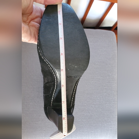 Via Spiga Black Suede Mid Calf Boot,  6.5 - Picture 9 of 11